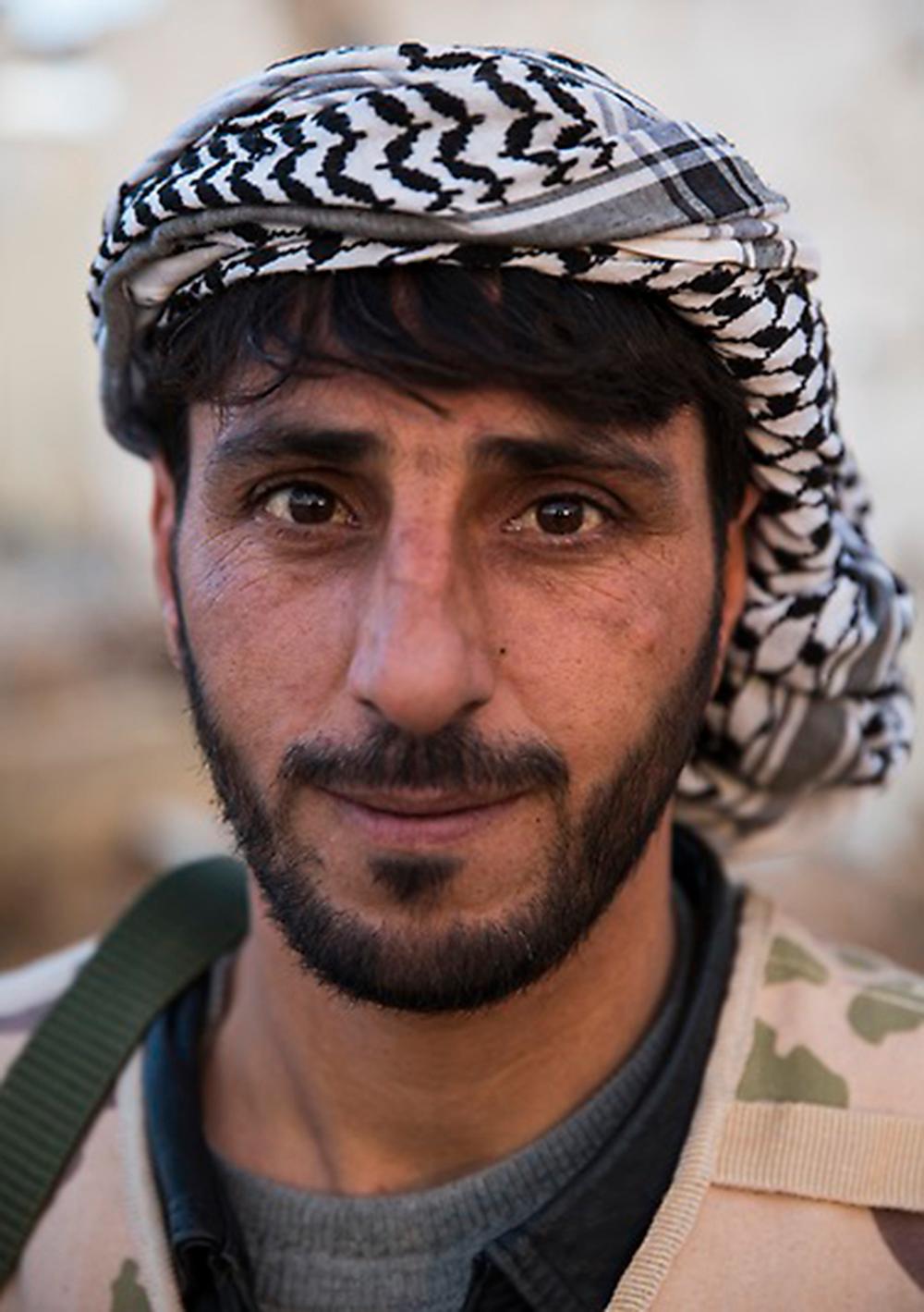 En FSA-krigare i Yabrud.