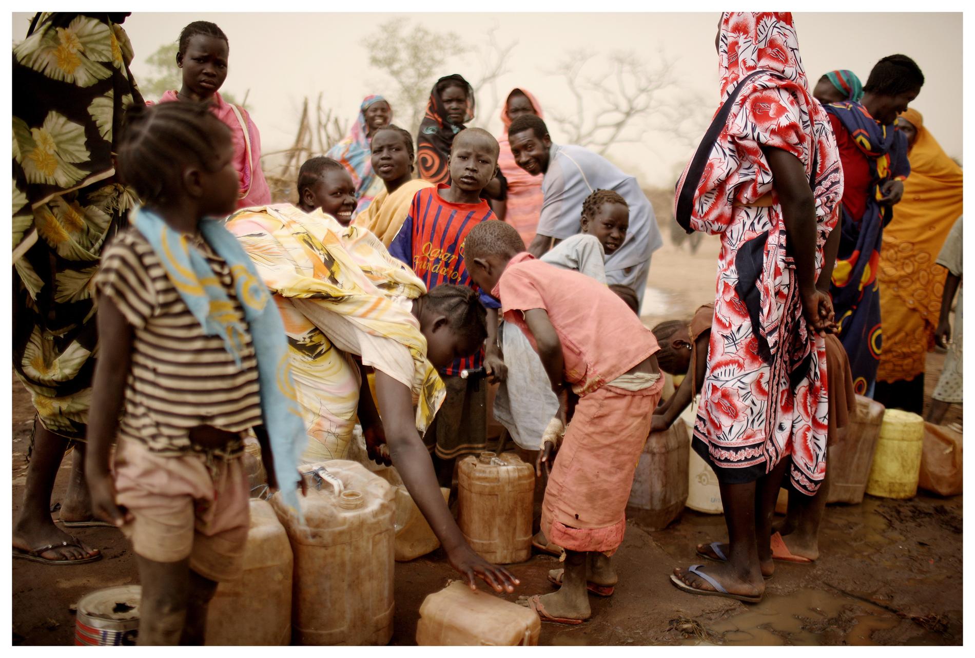 2012 reste Aftonbladet till Sydsudan. Här i flyktinglägret Yida.