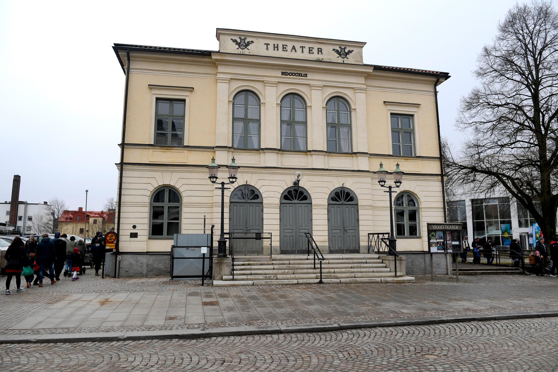 Teaterhuset vid teatertorget i Växjö. Arkvibild.