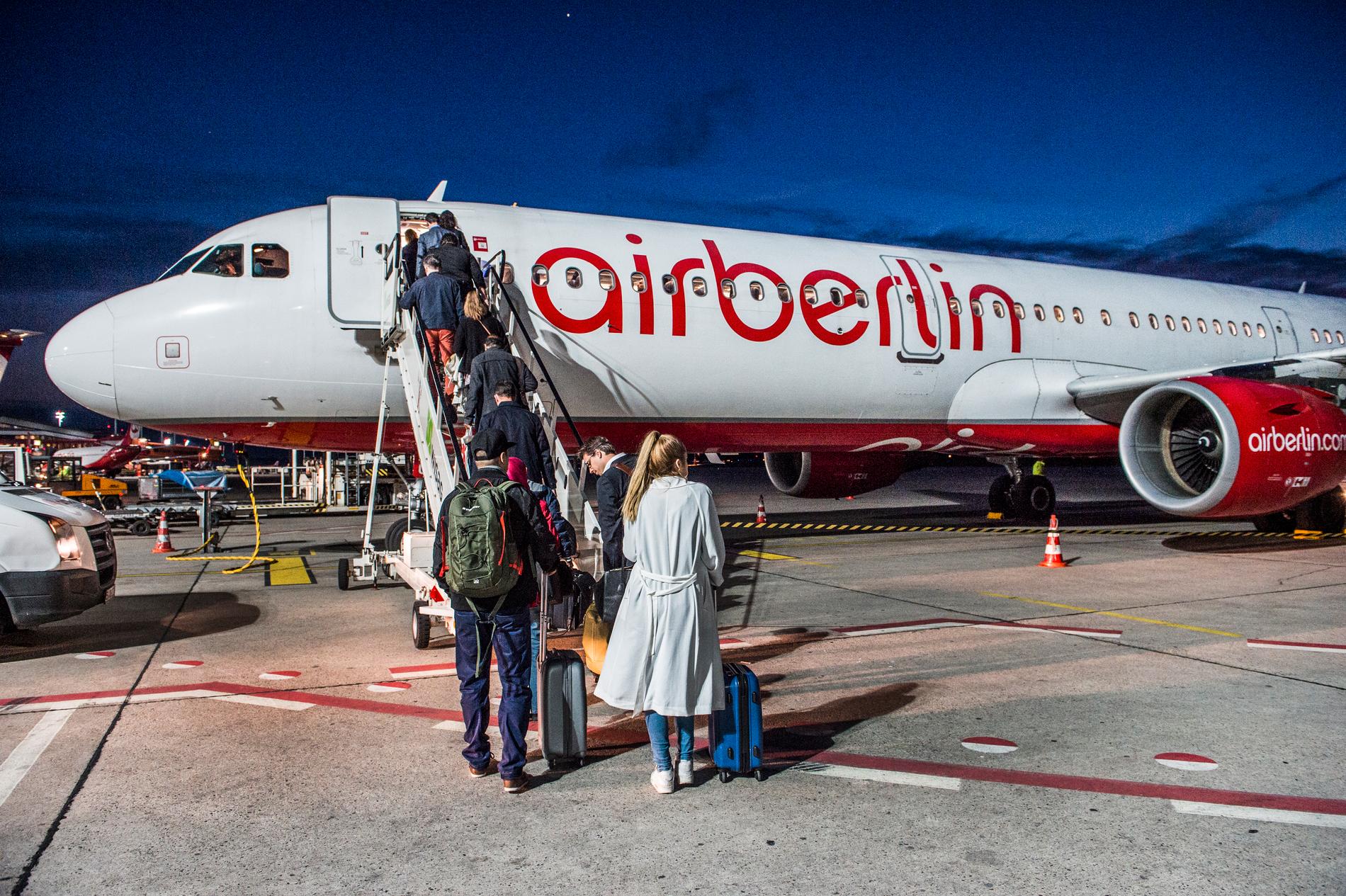 Air Berlin ansöker om konkursskydd. Arkivbild.