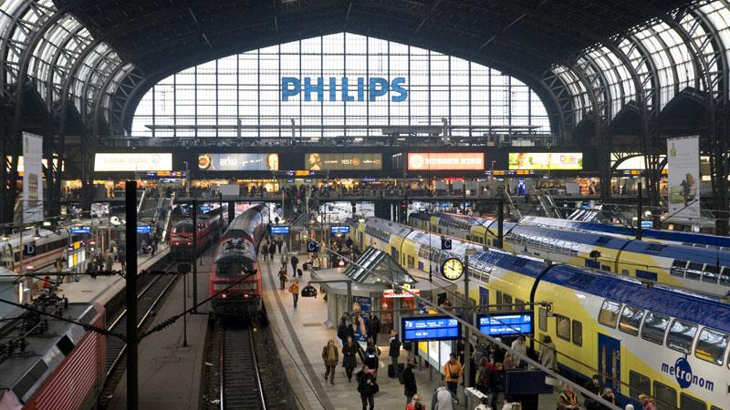 Centralstationen i Hamburg, klassisk knutpunkt för hundratusentals tågluffare genom åren.