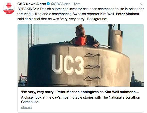 CBC News, Kanada.