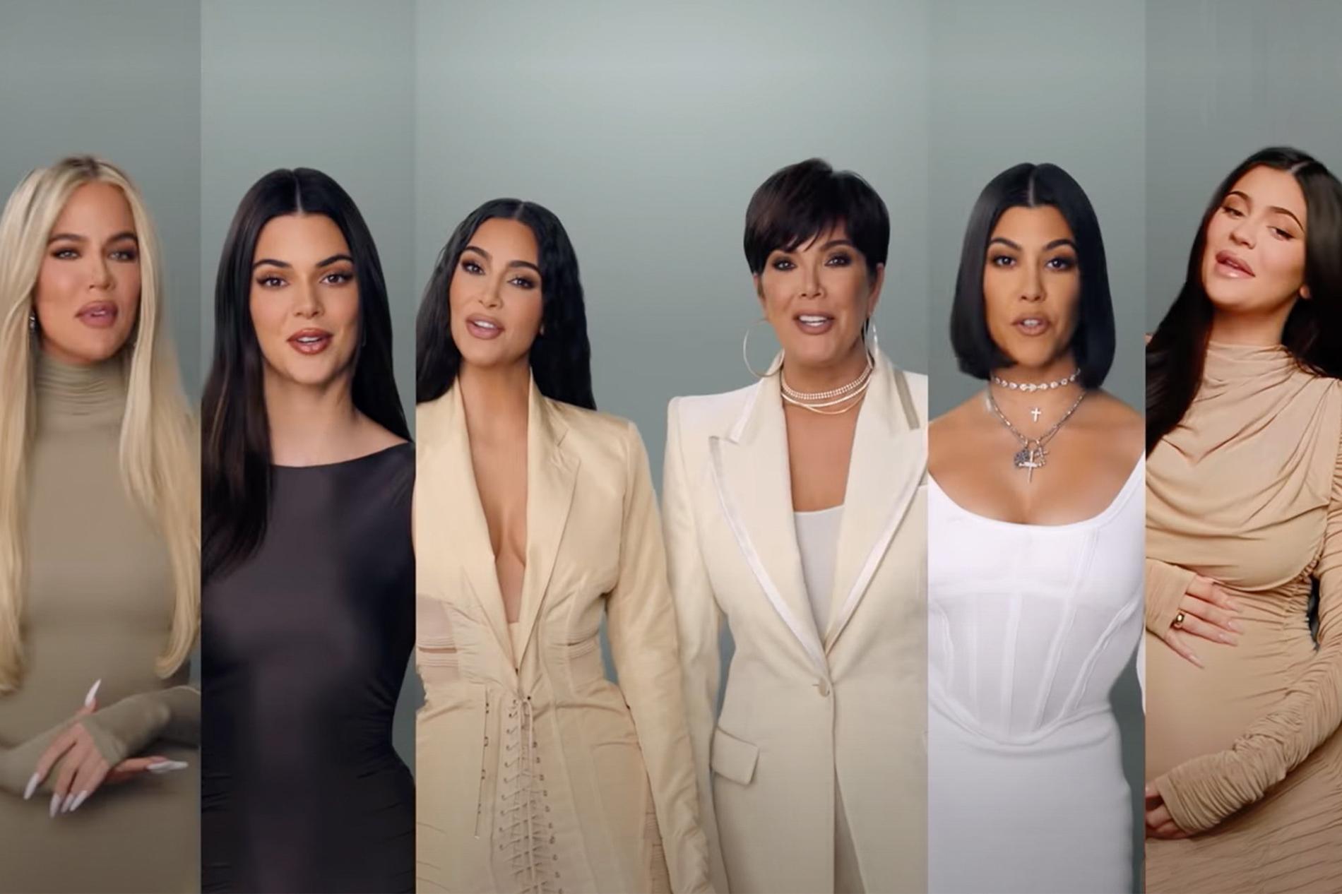 Khloé Kardashian, Kendall Jenner, Kim Kardashian, Kris Jenner, Kourtney Kardashian-Barker och Kylie Jenner. Pressbild.