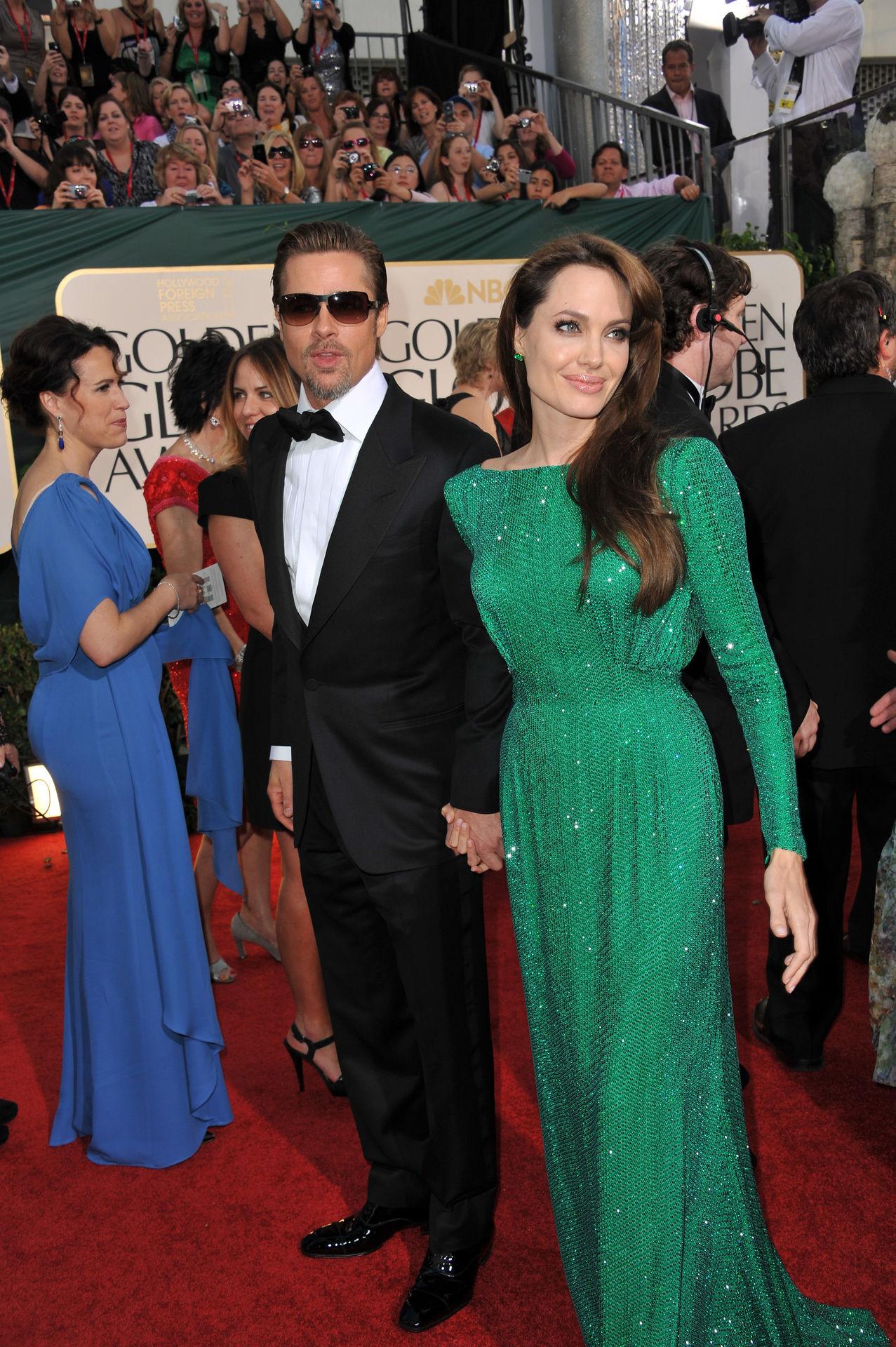 Brad och Angelina på röda mattan 2011.