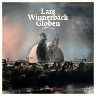 Lars Winnerbäck har själv målat skivomslaget till livealbumet