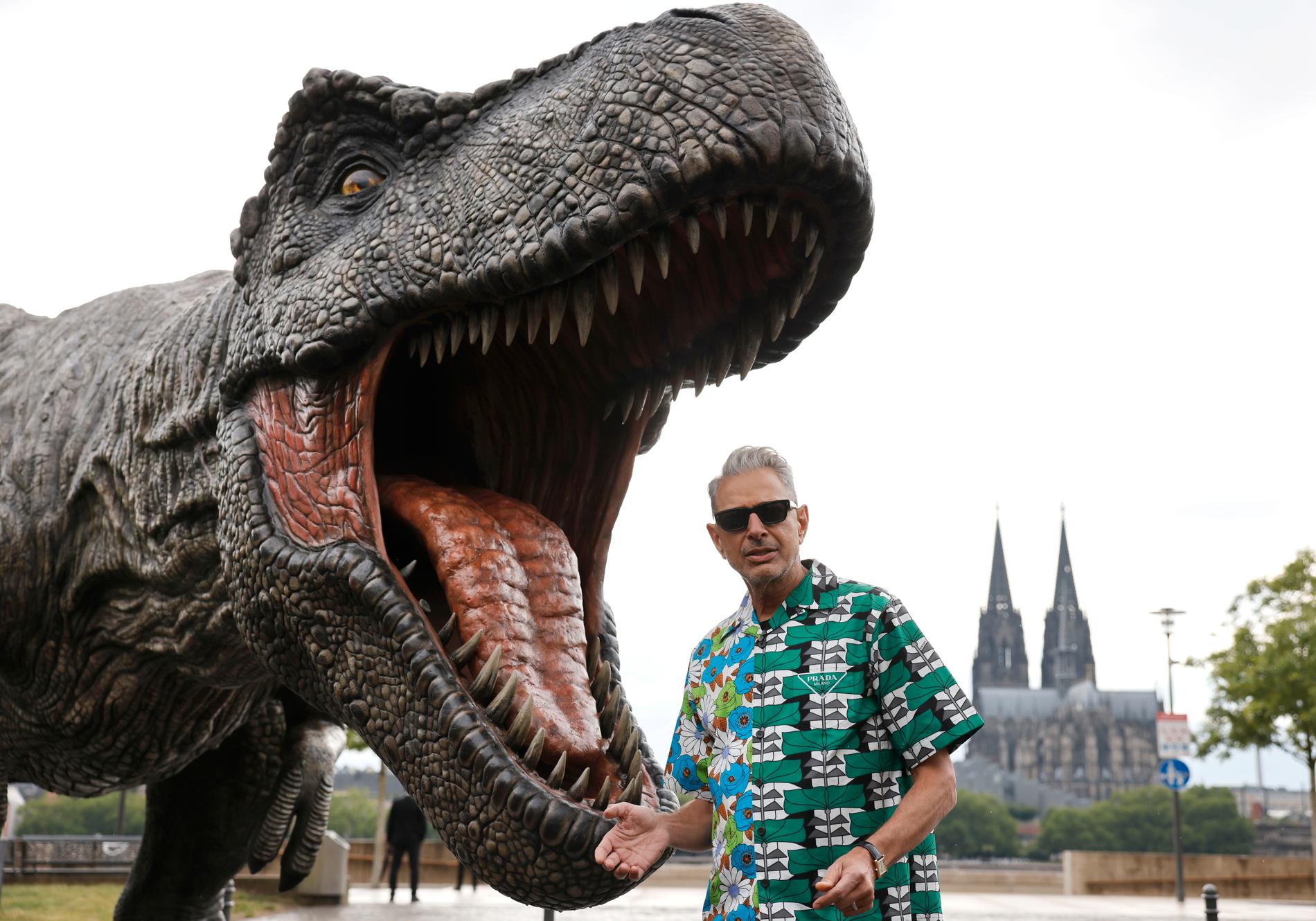 Jeff Goldblum i Köln under lanseringen av ”Jurassic World: Dominion”.