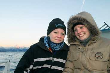 "En upplevelse", säger systrarna Jannica, 15, och Veronica Wallberg, 19 från Åkersberga.