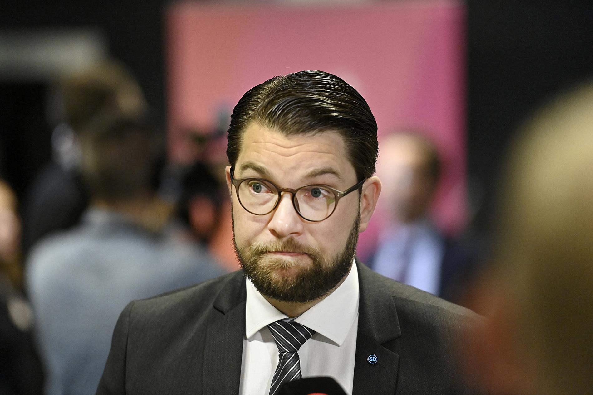 Jimmie Åkesson vill ha ett budgetsamarbete med M och KD.