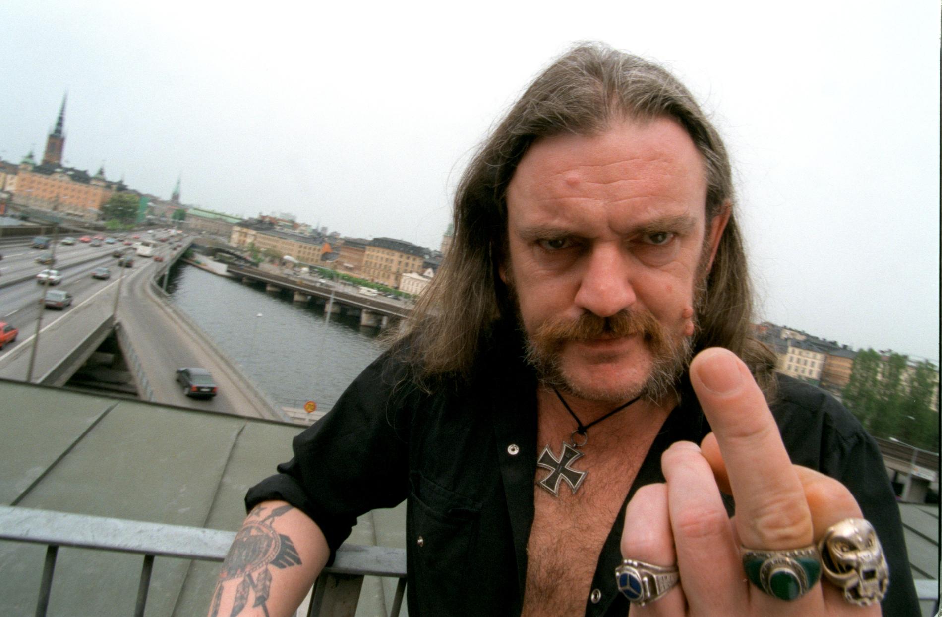 Lemmy Kilmister besöker Stockholm juni 1996