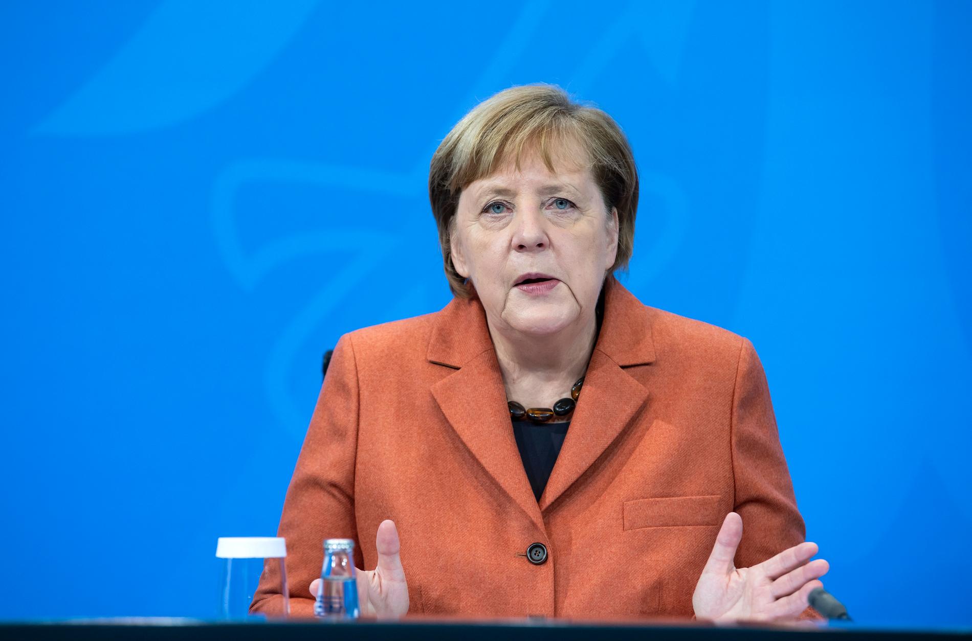 Tysklands tidigare förbundskansler Angela Merkel.