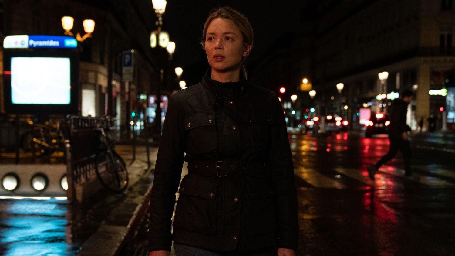 Virginie Efira spelar huvudrollen i filmen "Minnas Paris", som är inspirerad av attacken mot Bataclan i Paris. Pressbild.