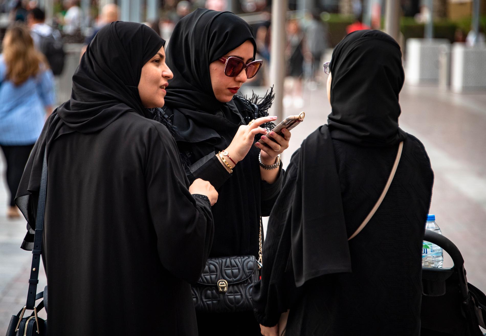 Kvinnor i Dubai.