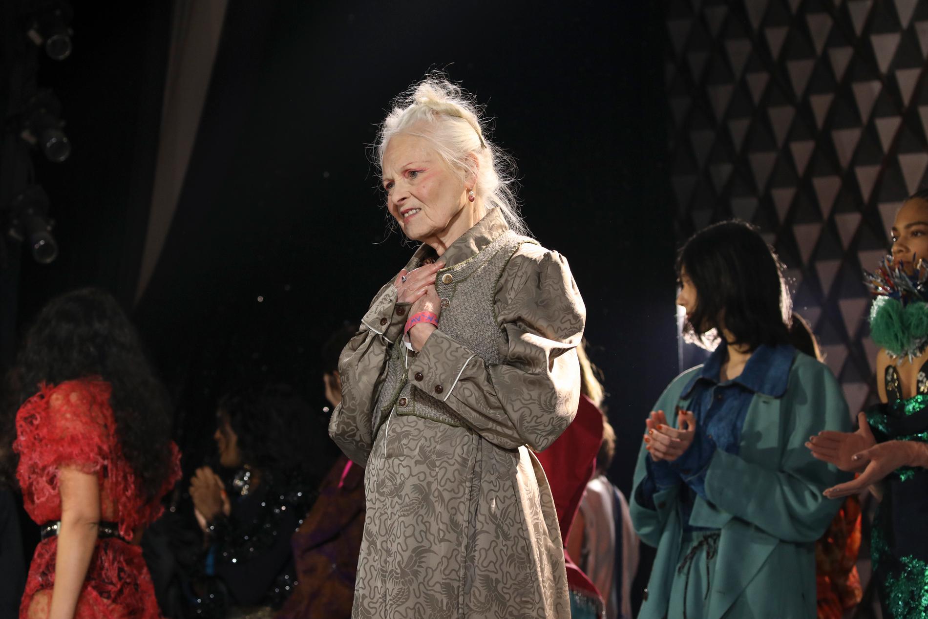 Westwood under modeveckan i Paris tidigare i år. 