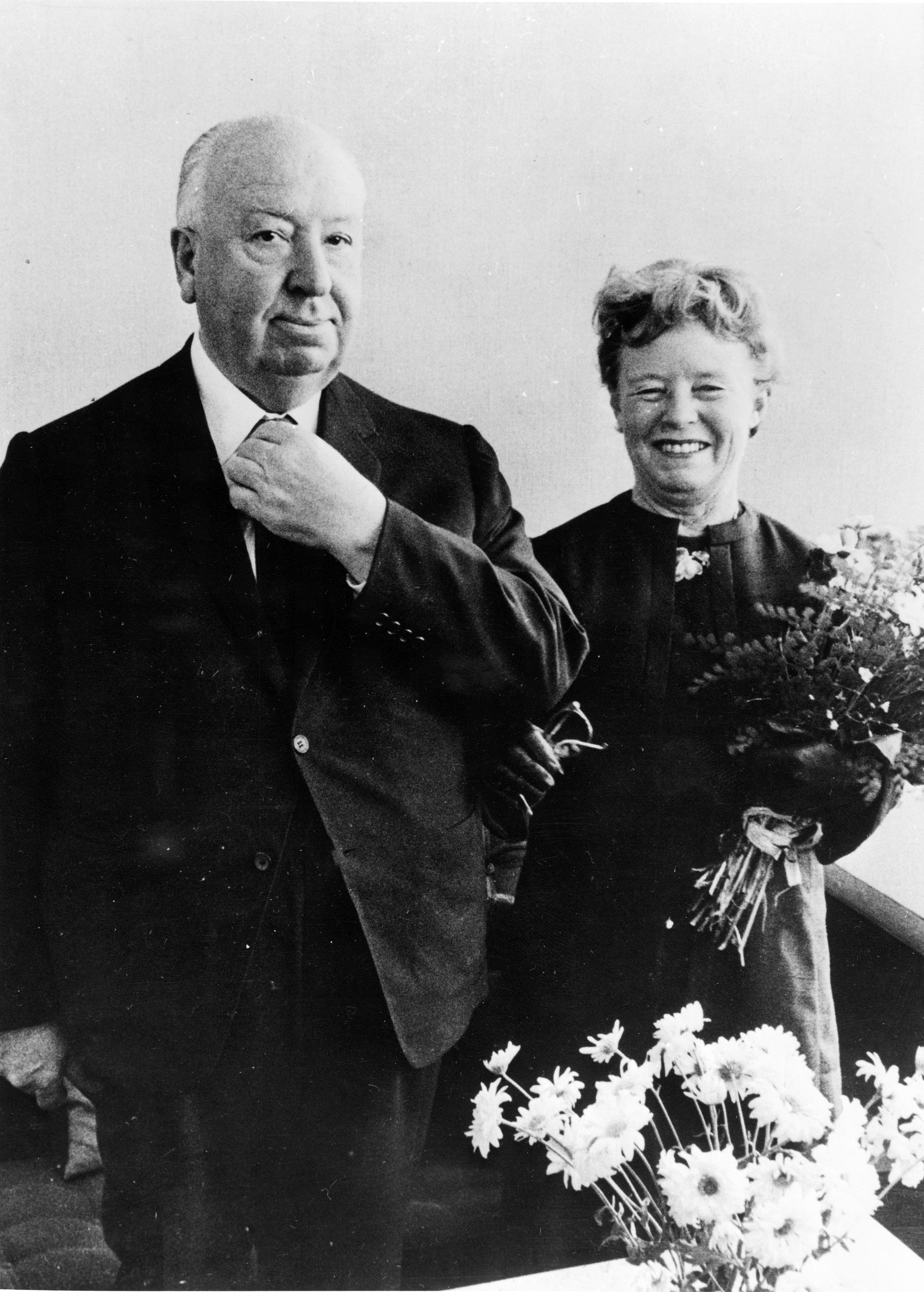 Hitchcock med sin fru Alma Reville.