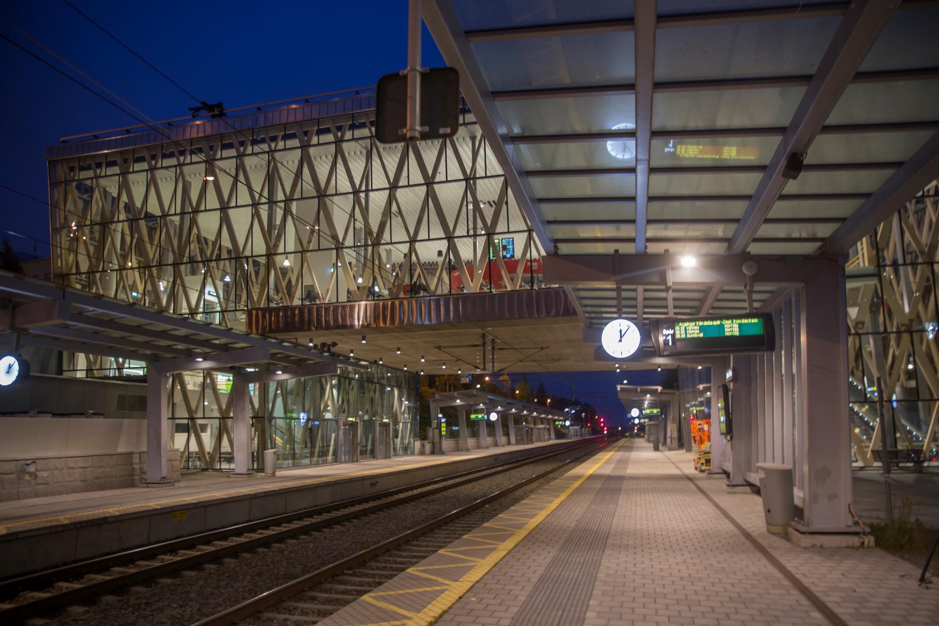 Östra station i Umeå.