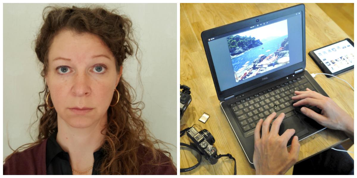 Karins foton och dagbok blev stulna. Nu erbjuder hon tjuven hittelön. (Fotot till höger är en exempelbild).