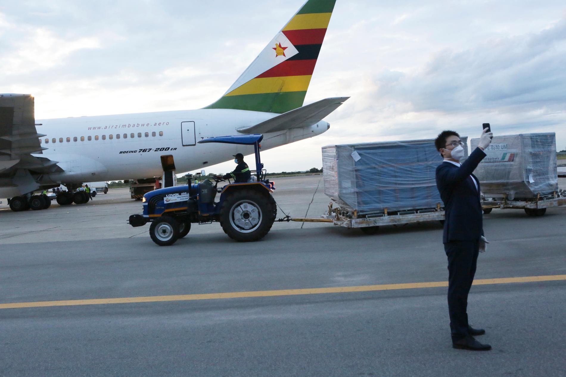 Robert Mugabe International Airport i Zimbabwe.