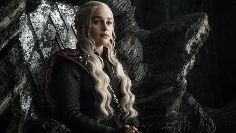 Emilia Clarke som Daenerys Targaryen i ”Game of thrones”.