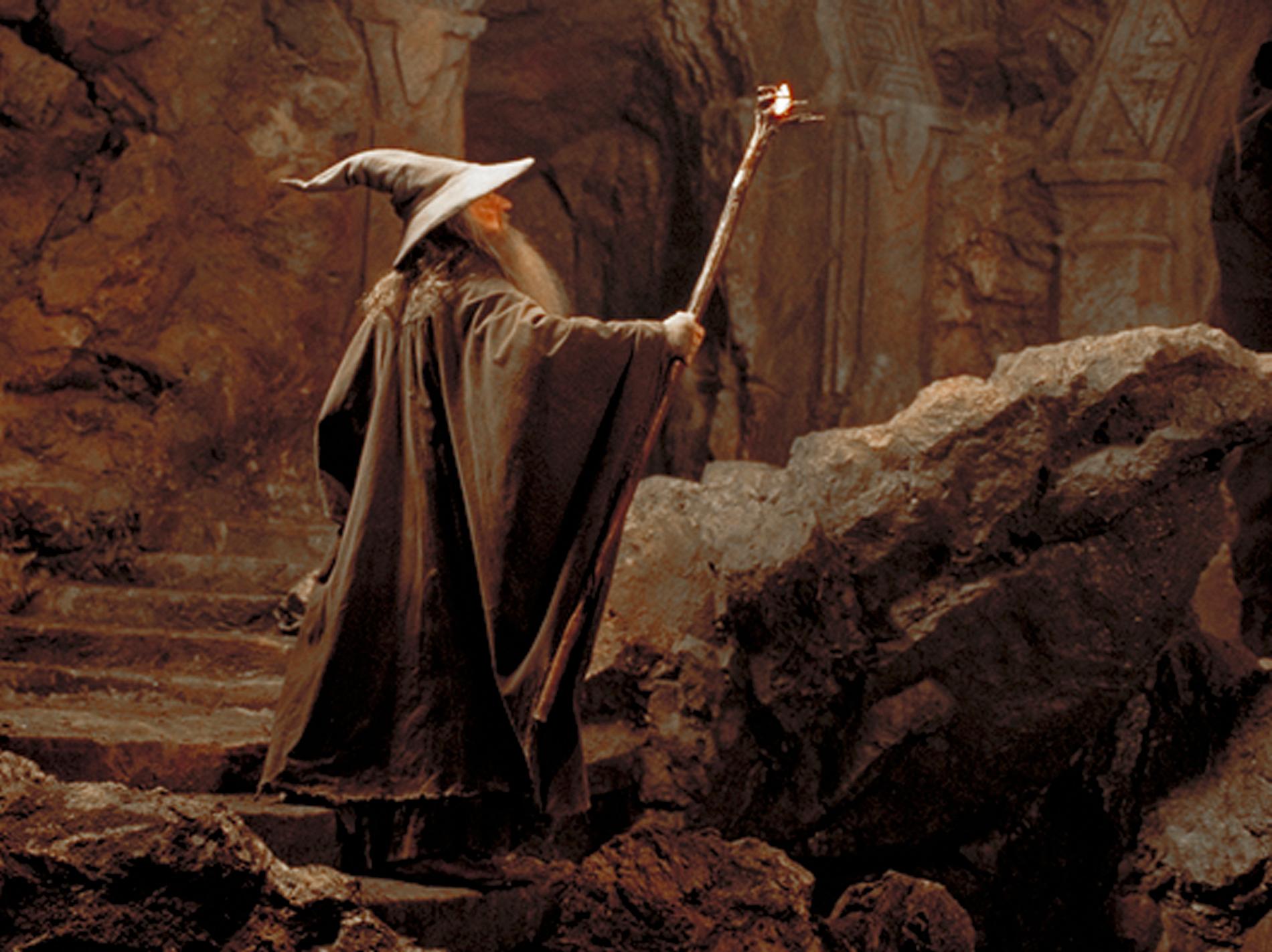 Ian McKellen som Gandalf i Peter Jacksons filmatisering av "Sagan om ringen". Arkivbild.