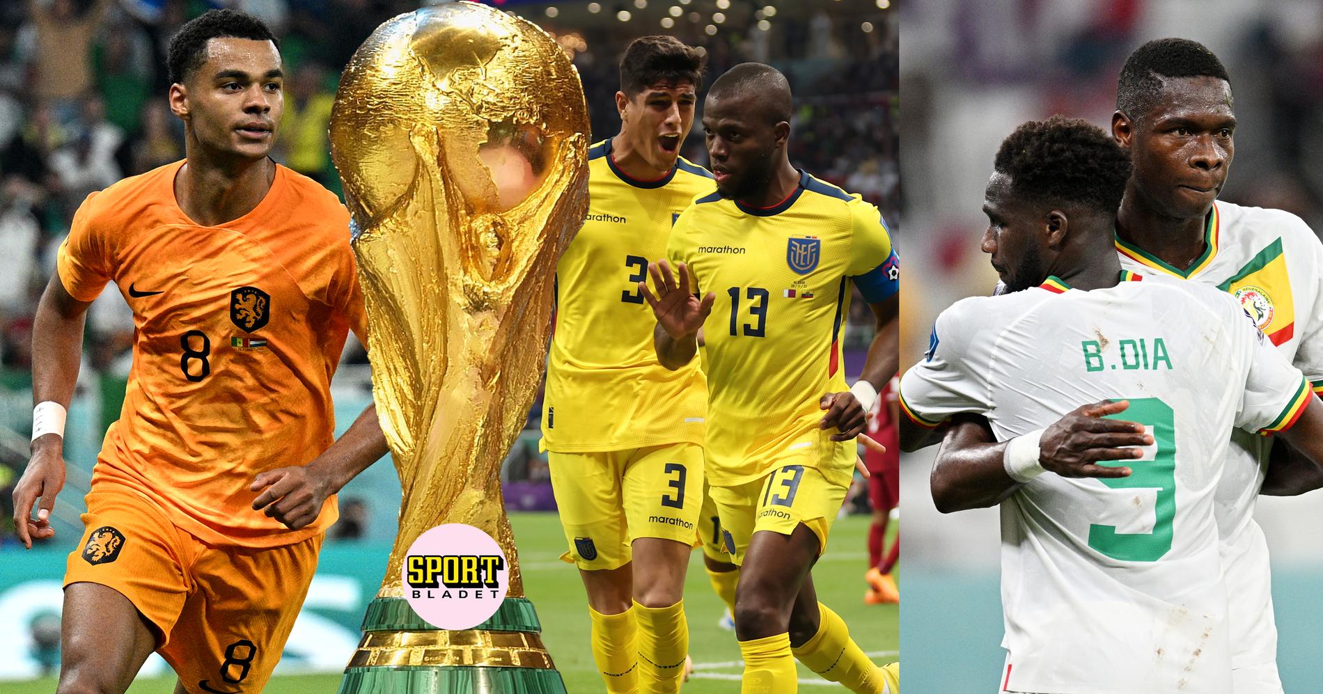 Nederländerna, Ecuador och Senegal har alla chansen att gå vidare från grupp A i fotbolls-VM 2022. 