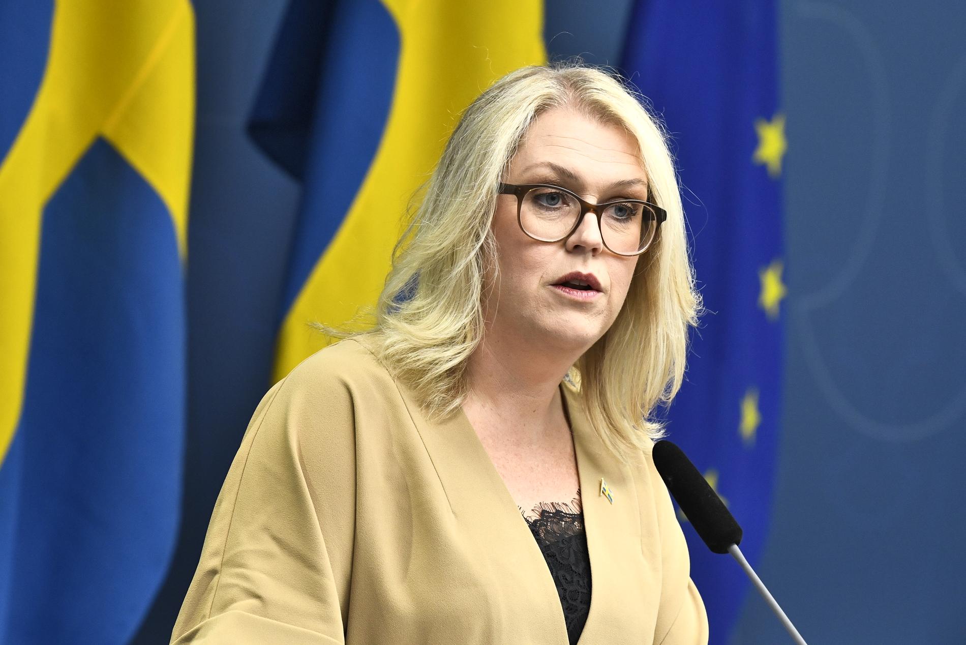 Socialminister Lena Hallengren.