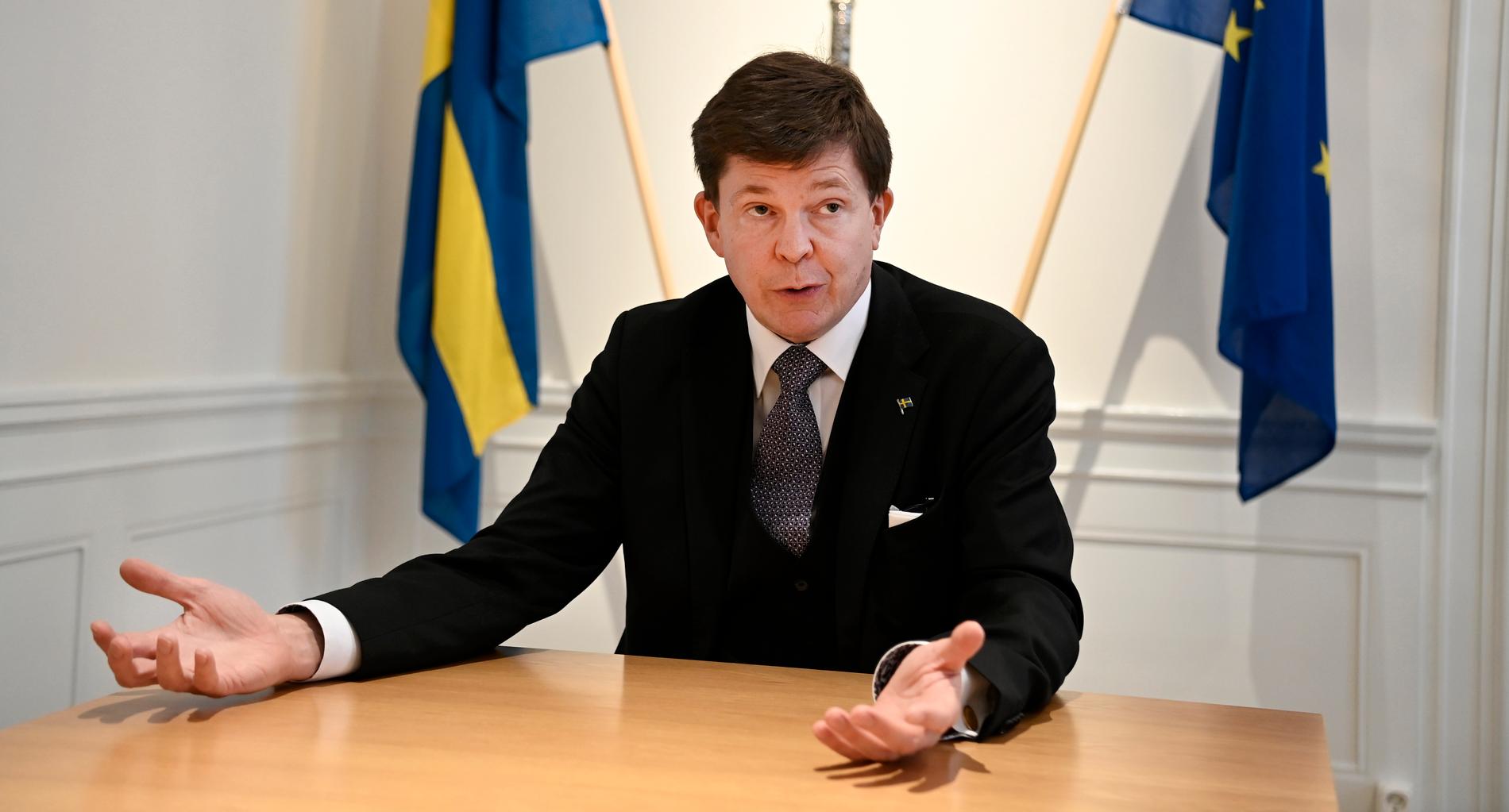 Sveriges talman Andreas Norlén. 