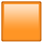 Orange fyrkant. 