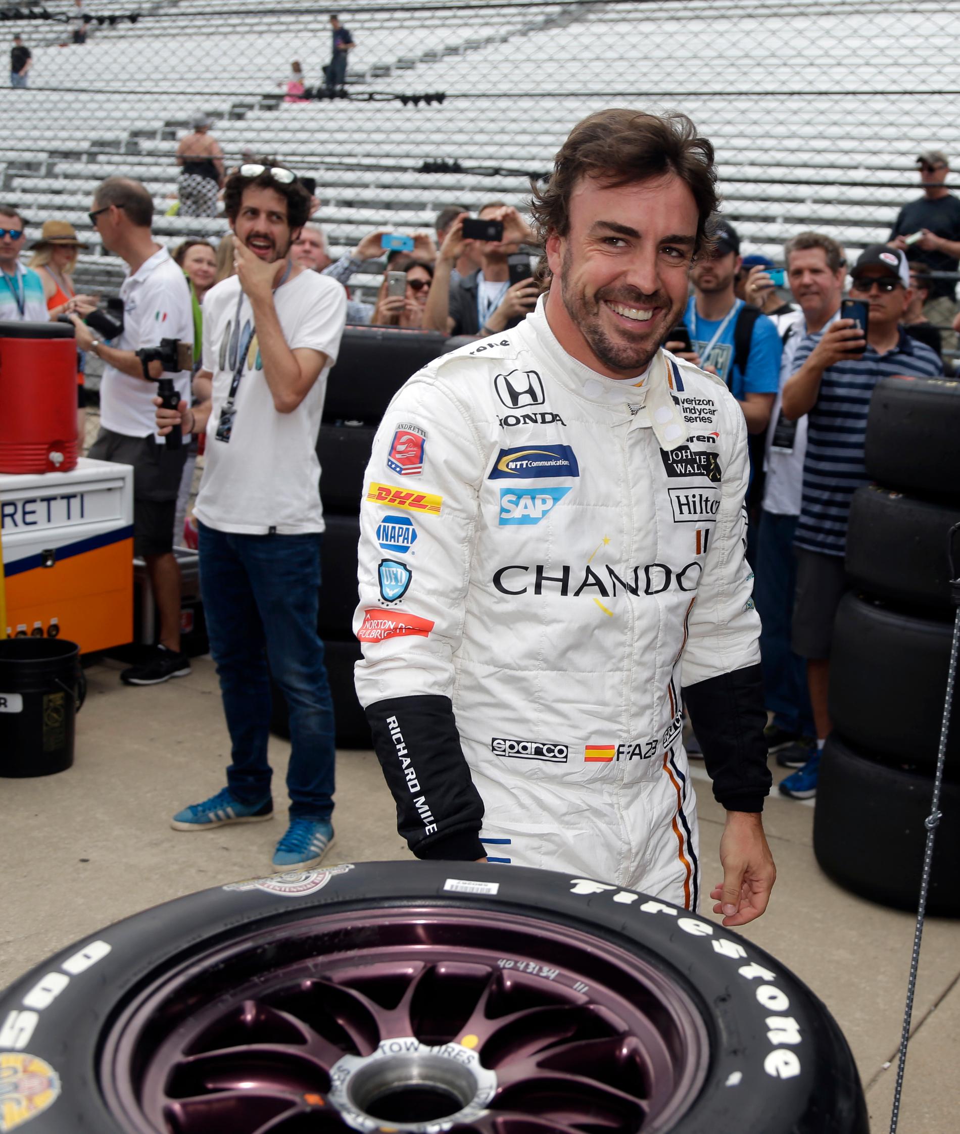 Fernando Alonso bästa rookie i kvalet till Indy 500