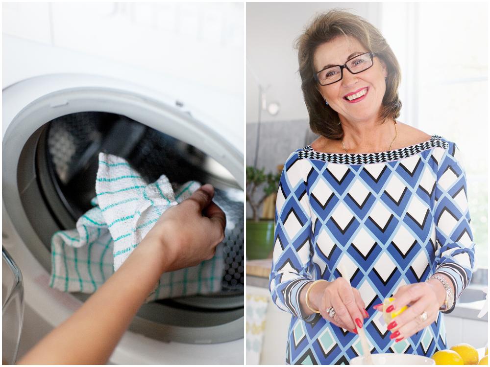 Marléne Eriksson vet hur man gör rent tvättmaskinen.