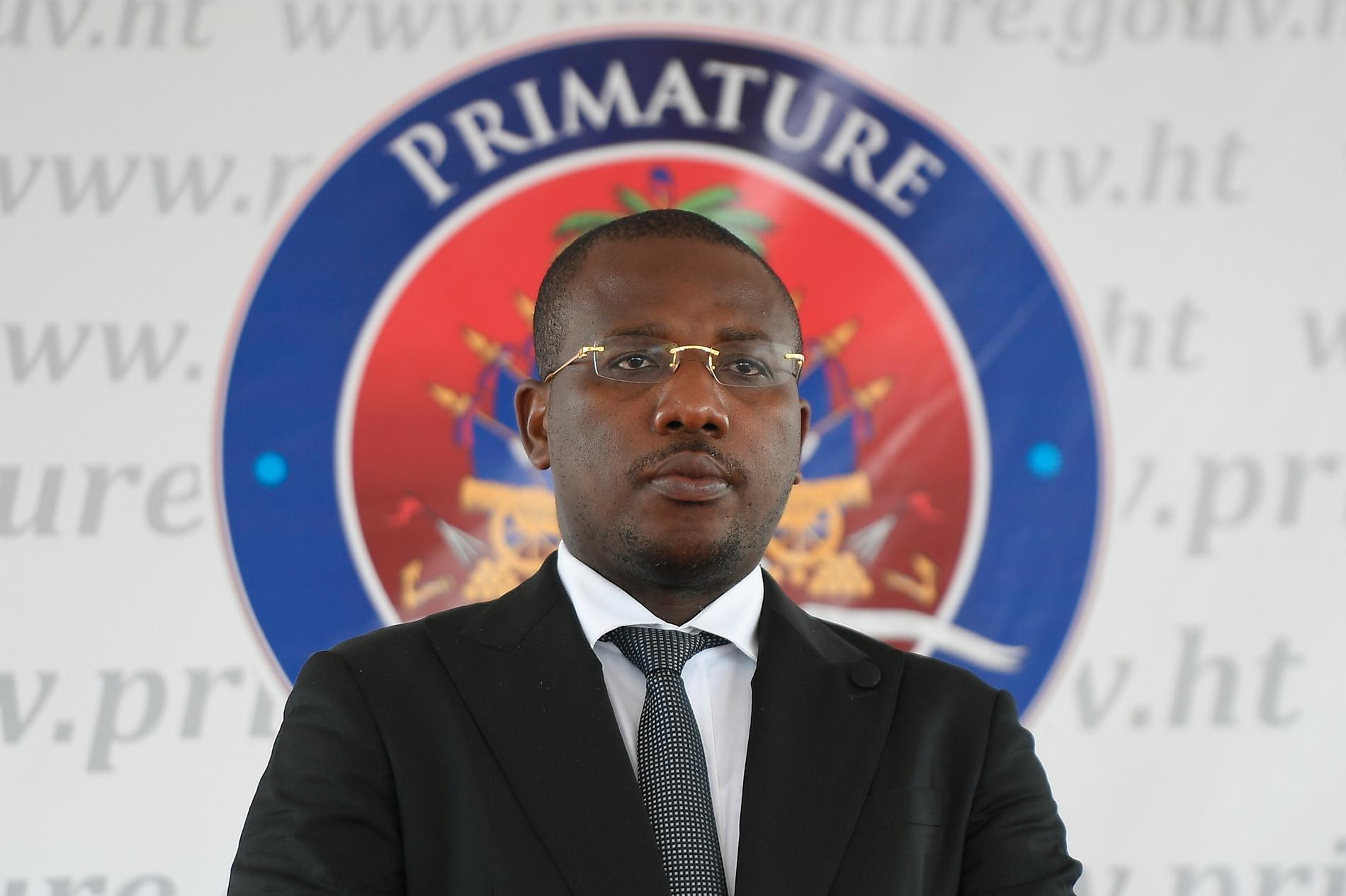 Haitis utrikesminister Claude Joseph. Arkivbild.