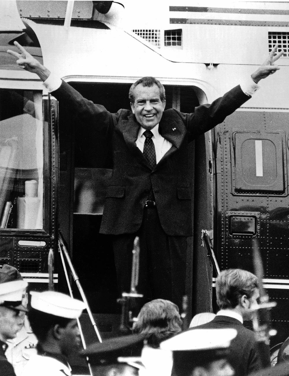 Richard Nixon, USA:s president, sökte stöd för Vietnamkriget på 1960-talet.