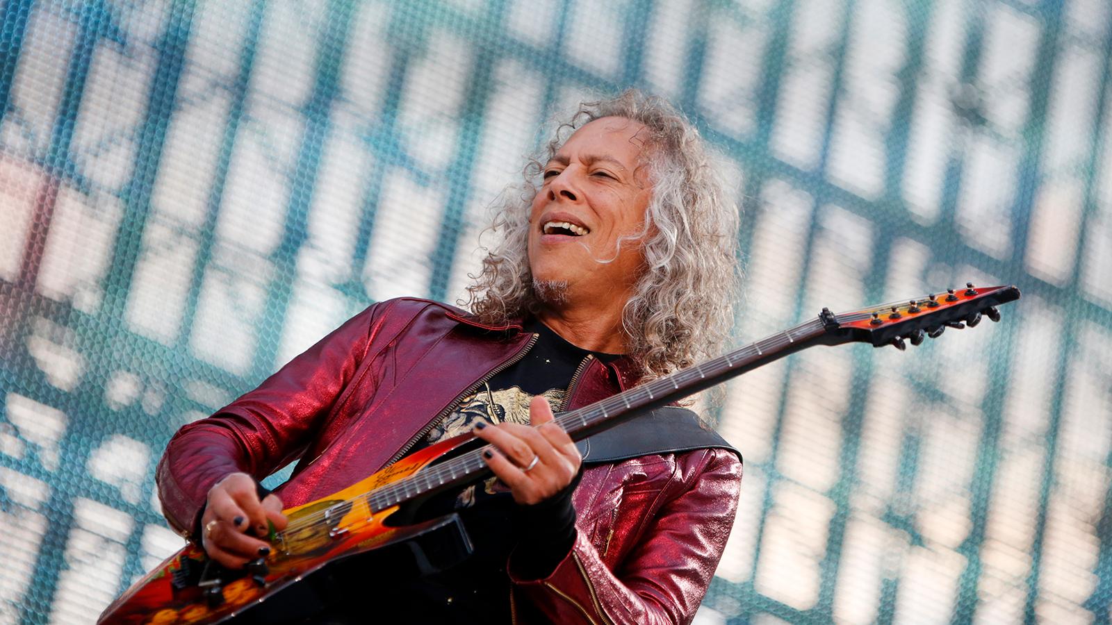 Kirk Hammett på Ullevi.