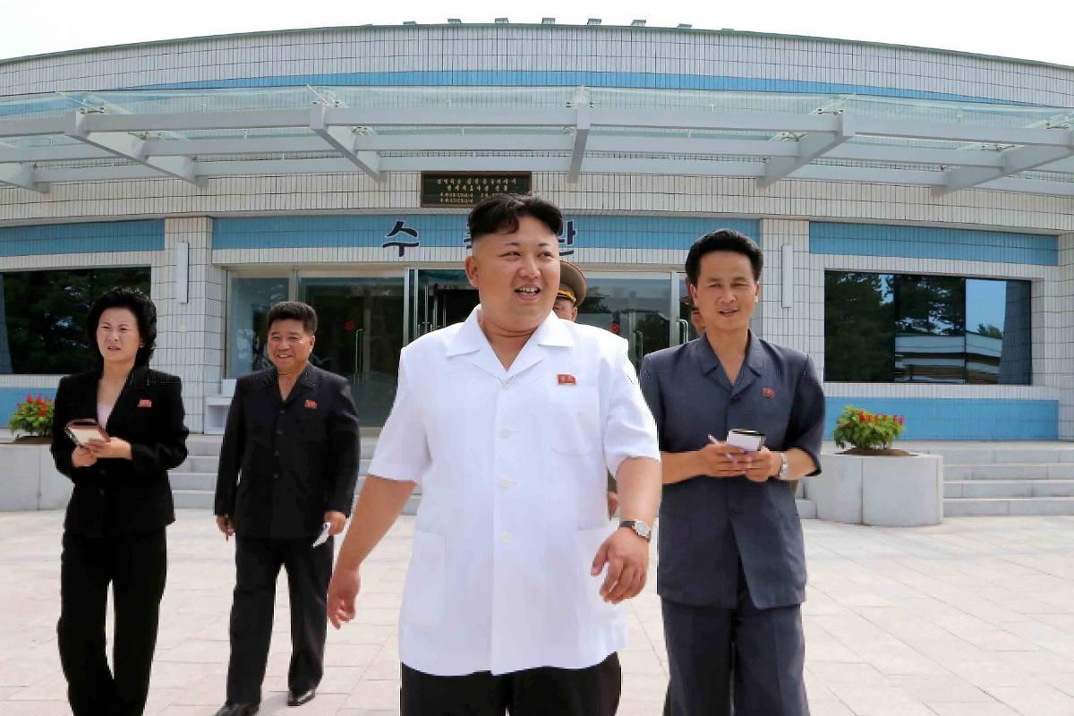 Kim Jong-un och systern Kim Yo-jong