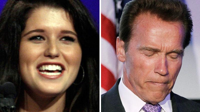 FÖRLÅTANDE Katherine Schwarzenegger står vid sin pappas sida även efter skandalen. ”Att vara arg är dåligt för hälsan”, menar hon.