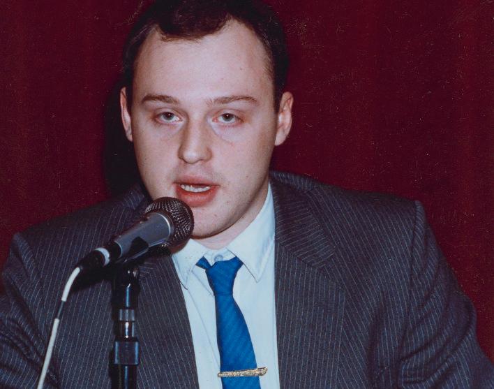 Anders Klarström, Sverigedemokraternas tidigare ordförande ledde partiet 1988.