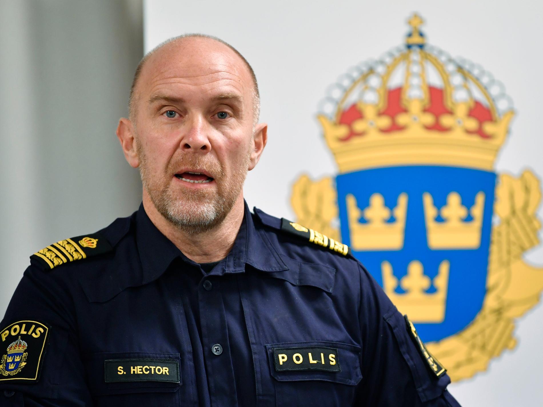 Stefan Hector, operativ chef på Noa, ska leda den nationella särskilda händelsen som polisen valt att kalla "Operation Rimfrost".