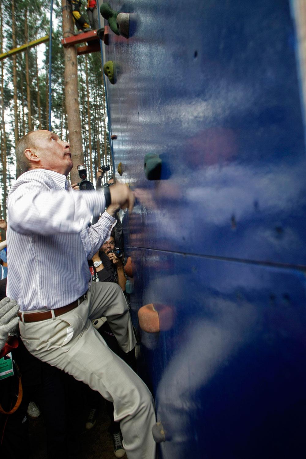 Att vara president kan få vem som helst att klättra på väggarna, även Putin.