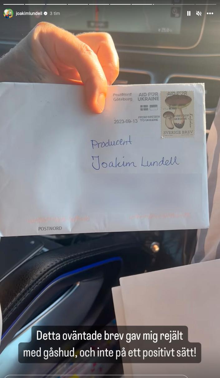 Brevet från Arbogakvinnan Johanna Möller.