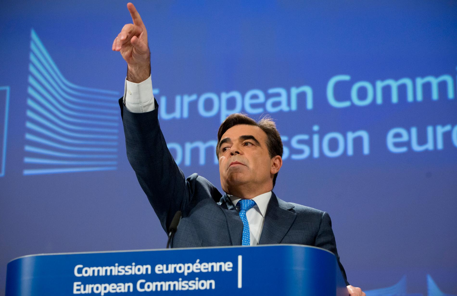 EU-kommissionens chefstalesman Margaritis Schinas har nominerats som Greklands ledamot i nästa EU-kommission. Arkivfoto.