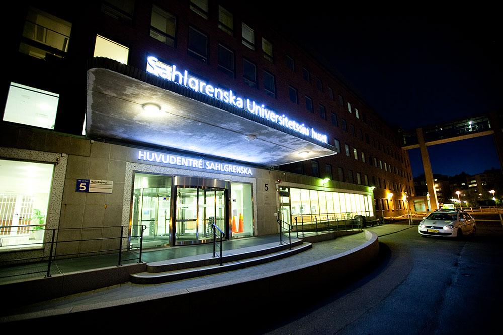 Sahlgrenska sjukhuset i Göteborg.