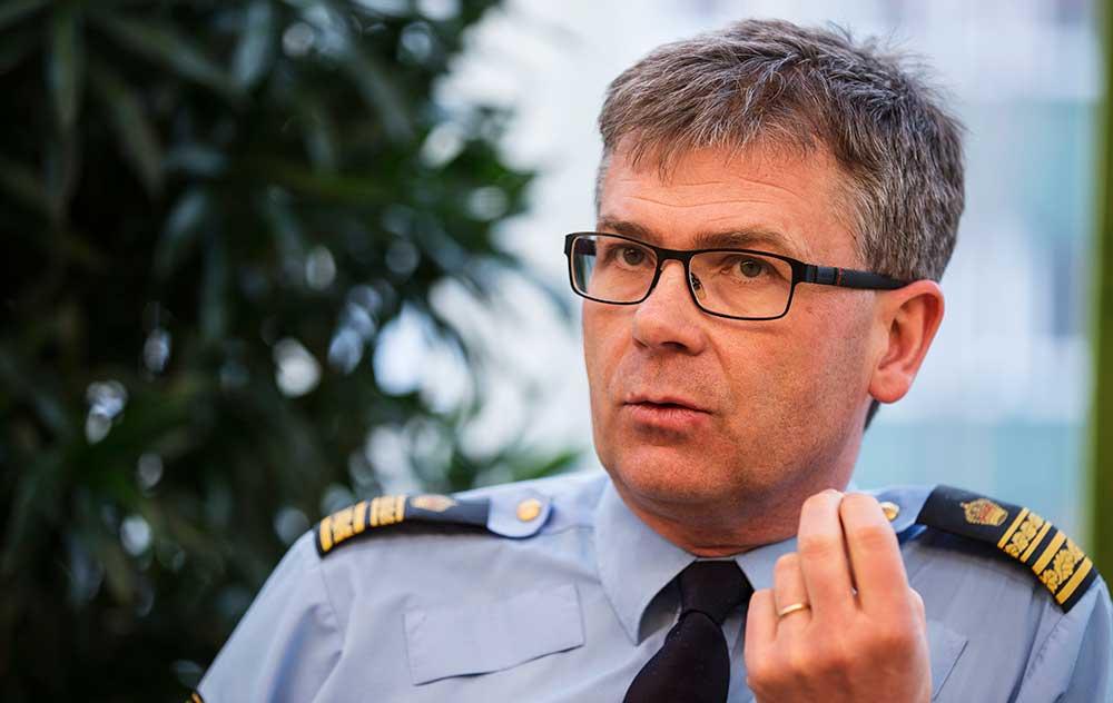 Michael Mattsson, chef gränspolis regionsyd Polisens id-kontroller vid Öresundsbron.