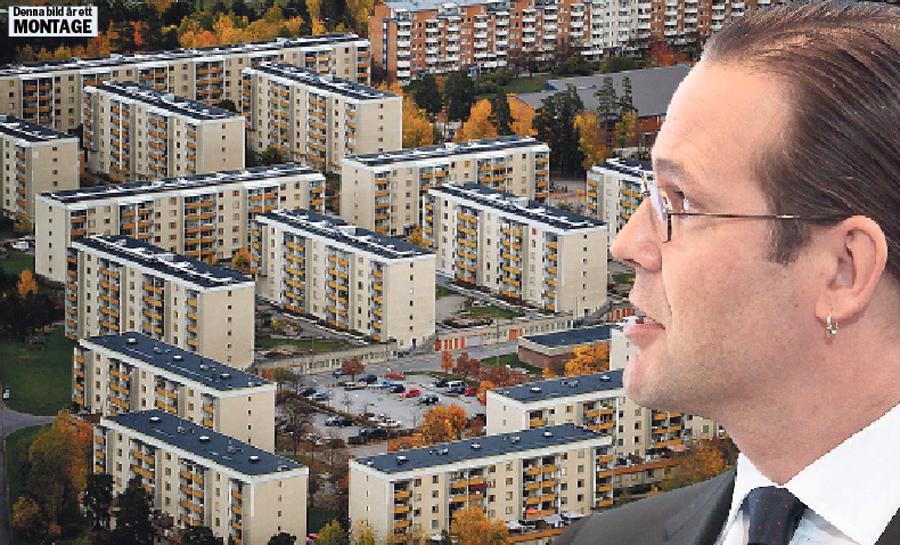 kostar miljarder 650 000 lägenheter i miljonprogrammen runt om i Sverige är i akut behov av renovering. Finansminister Anders Borg måste ta sitt ansvar och öppna upp statens plånbok för att lösa problemet. OBS! Bilden är ett montage.