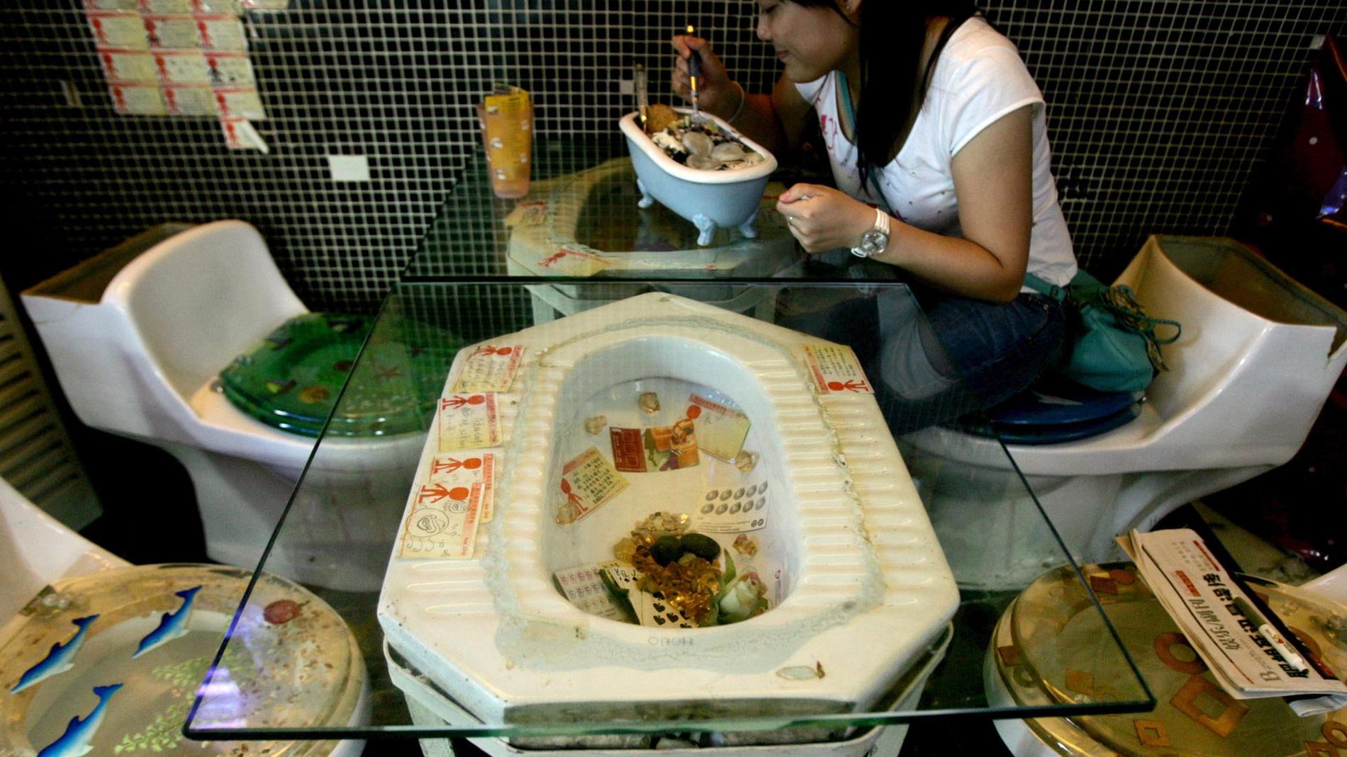 Toilet restaurant i Taipei har en minst sagt originell stil.