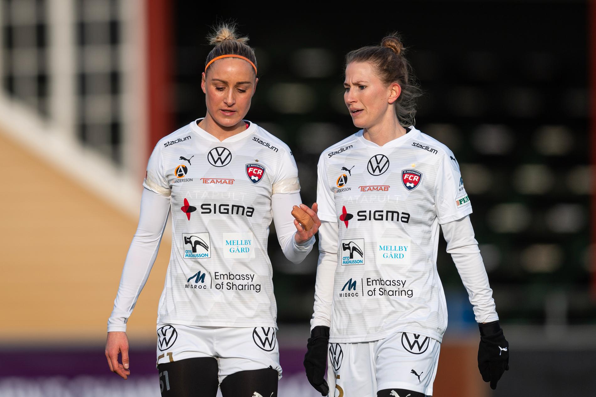 Sanne Troelsgaard och Emma Berglund.