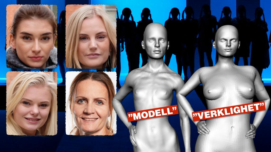 Vi har upplevt skönhetsidealen på nära håll som modeller i Sverige och utomlands. Vi kan vittna om en värld där allt kretsar kring bilden av det ouppnåeliga, skriver debattörerna. 3D-modellerna visar en genomsnittlig modells kropp (hos Sveriges största agenturer) och en genomsnittlig svensk kvinnas kropp.