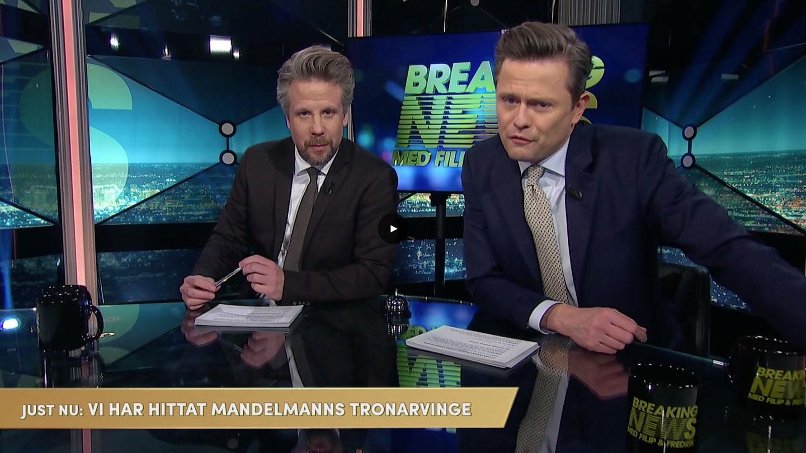 Filip & Fredrik i ”Breaking news”.