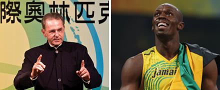 IOK-presidenten Jaques Rogger kritiserar sprintkungens Usain Bolts uppträdande.