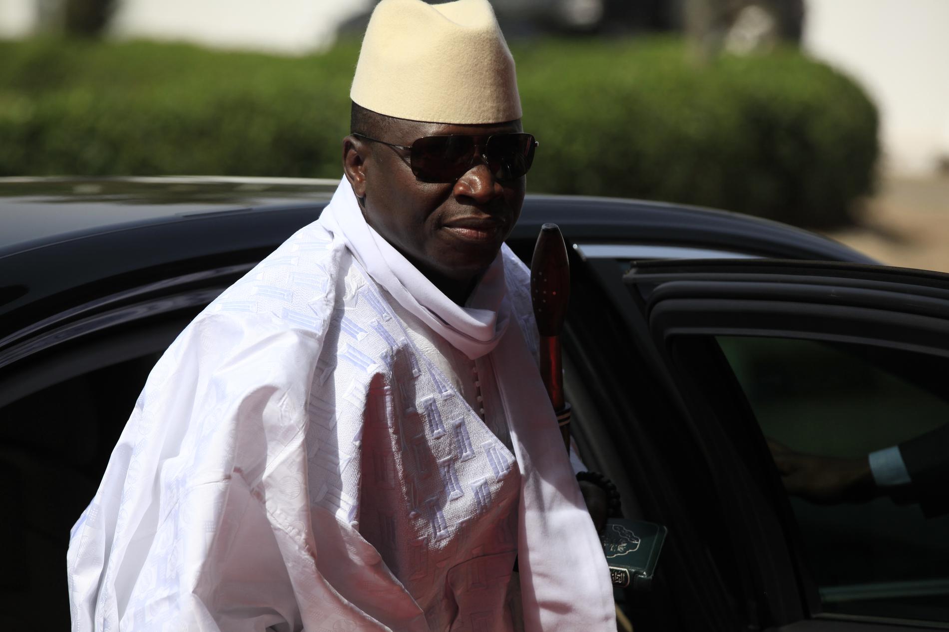 Gambias president Yahya Jammeh.