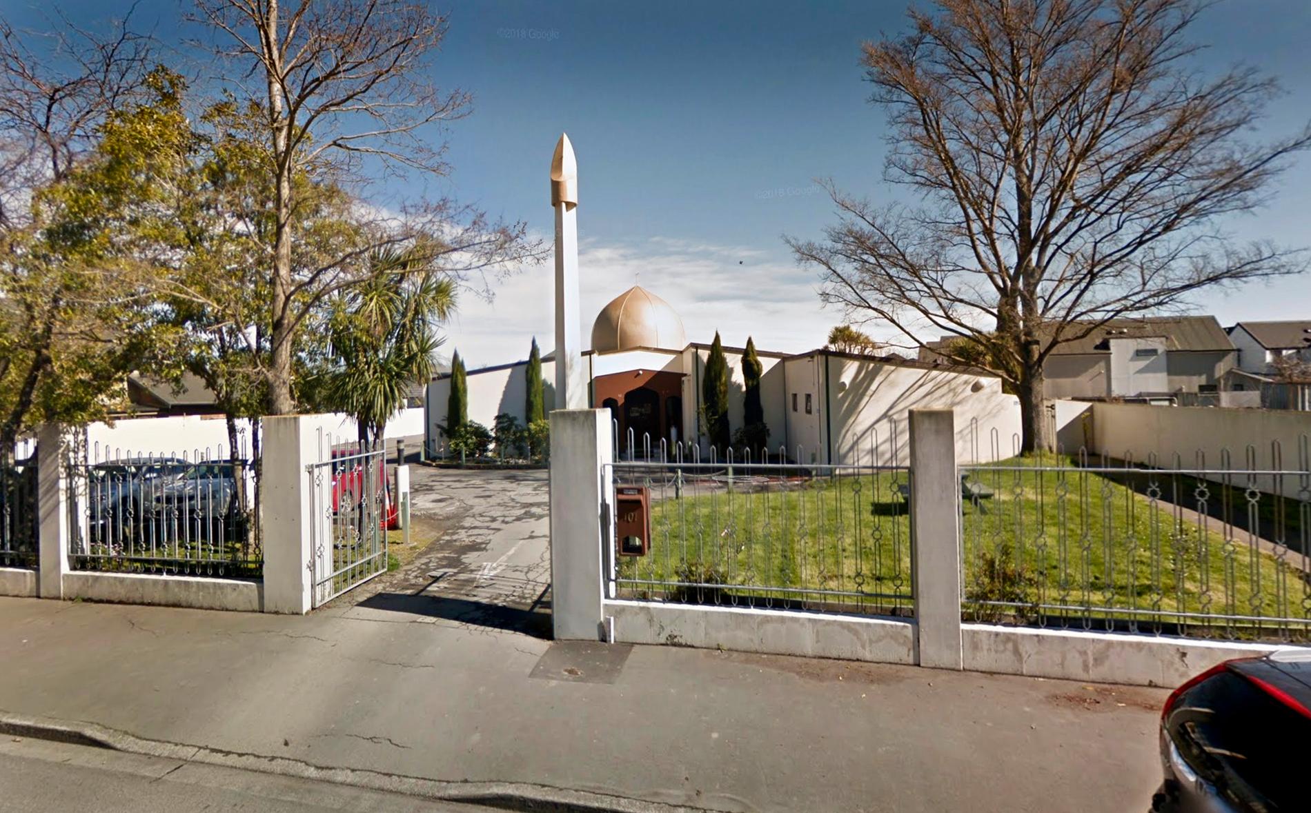 Masjid Al Noor Mosken i Christchurch, Nya Zeeland