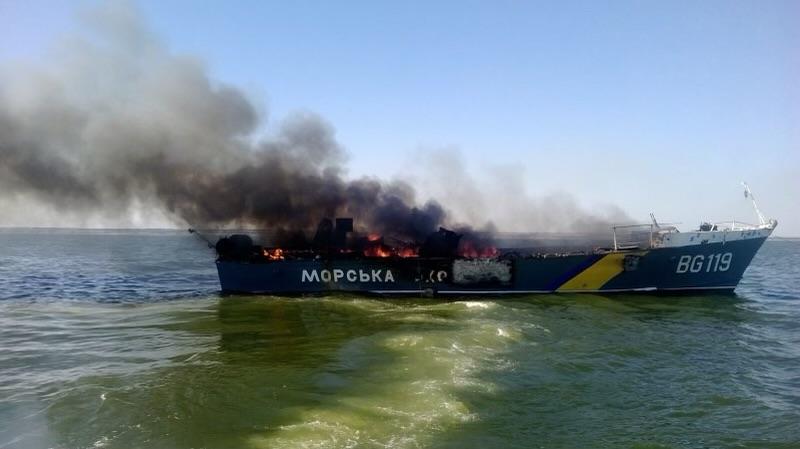 Sambons båt vid ukrainska kustbevakningen besköts av ryska raketer 2014. Sambon skadades då och fick tapperhetsmedalj av Ukrainas dåvarande president Petro Porosjenko.